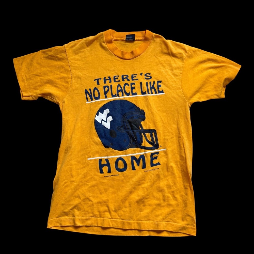 80's Best West Virginia Mountaineers WVU T-Shirt Gold Large L